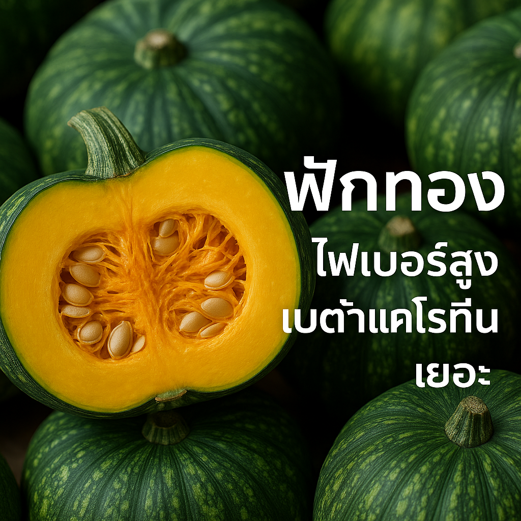ฟักทอง ไฟเบอร์สูง