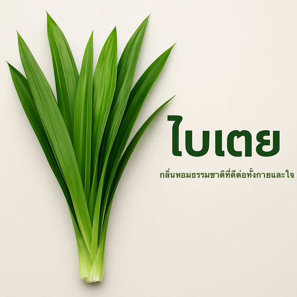 ใบเตย กลิ่นหอมธรรมชาติที่ดีต่อทั้งกายและใจ