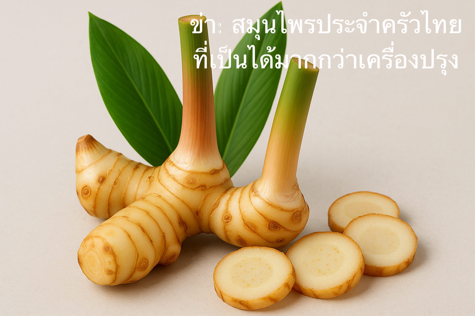ข่า: สมุนไพรประจำครัวไทยที่เป็นได้มากกว่าเครื่องปรุง